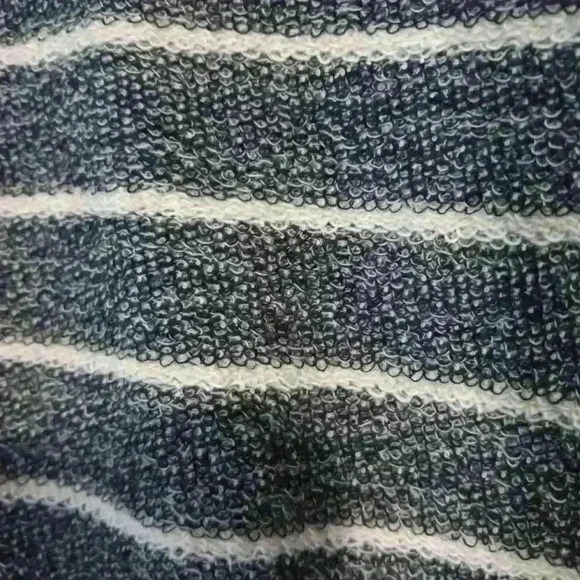 Womens Anthropologie size S, dark navy blue/ white stripe sweater pullover norm - Picture 4 of 4